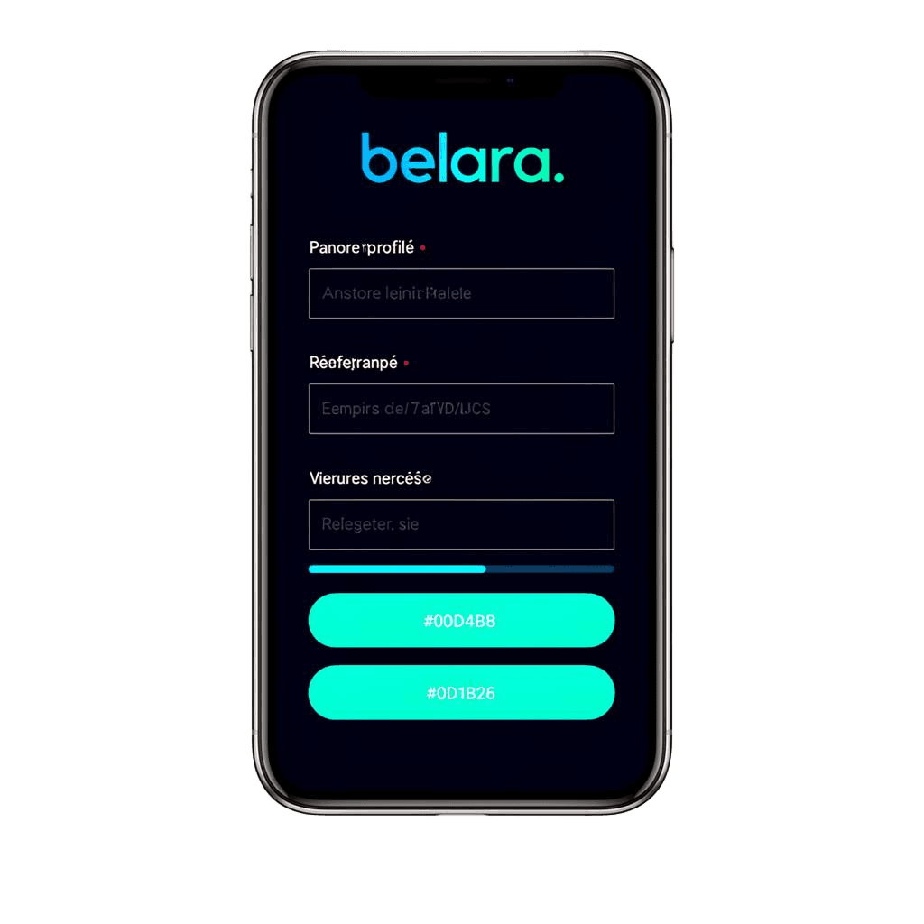 Application mobile Belara, formulaire de scoring acquéreur